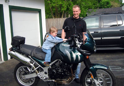 Adam Bell with Ben